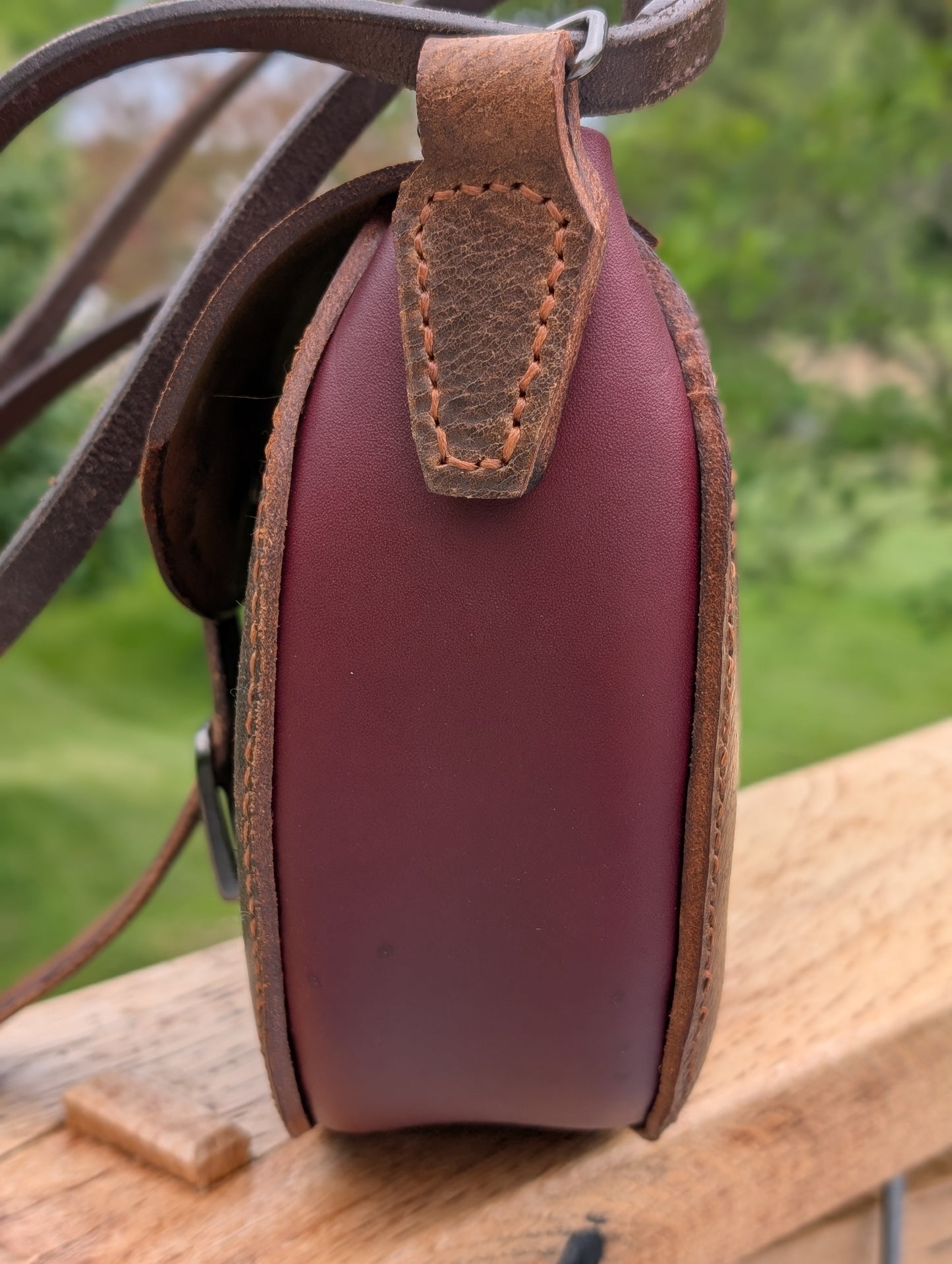 Burgundy Half Pirouette