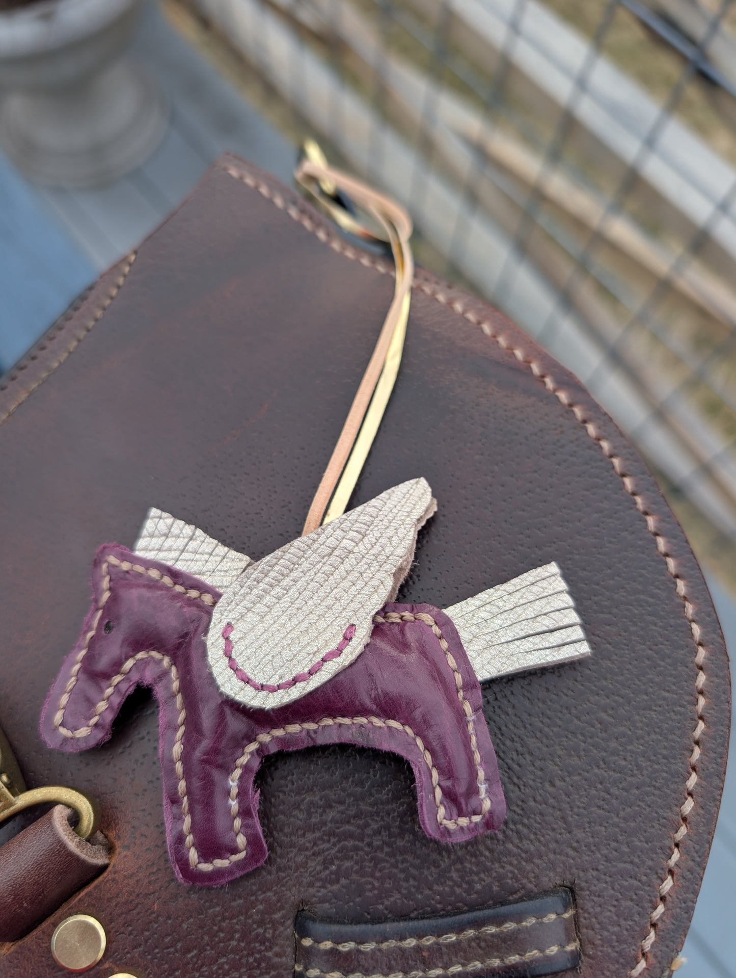 Year of the Horse Pegasus Bag Charm