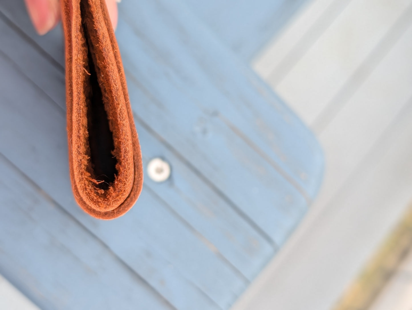 Repurposed Saddle Cardholder