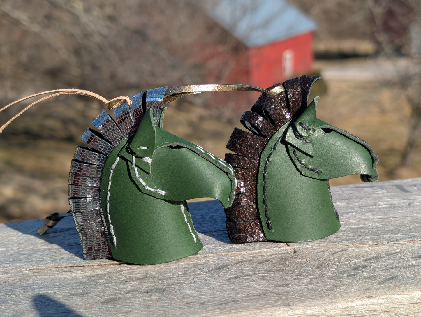 Horse Head Keychain