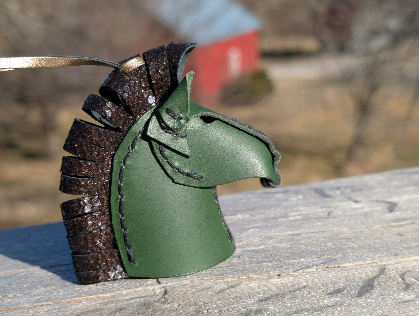 Horse Head Keychain